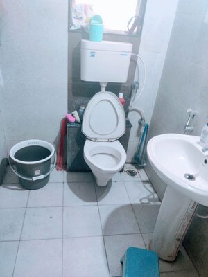 Bathroom in 2 BHK Apartment at GK Rose Icon, Pimple Saudagar – for Rent