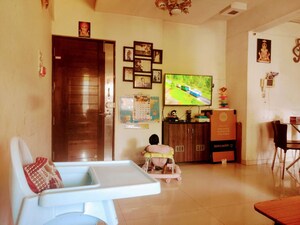 Living Room in 2 BHK Apartment at GK Rose Icon, Pimple Saudagar – for Rent
