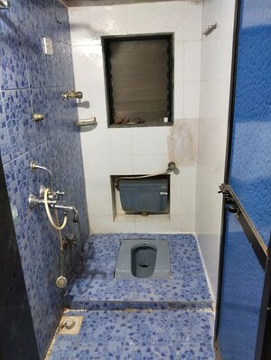 Bathroom in 2 BHK Apartment at Phusp Nikatan Apartment, New Panvel – for Rent