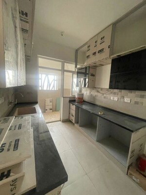 Kitchen in 3 BHK Apartment at Bhartiya City Nikoo Homes 4, Thanisandra Main Road – for Rent