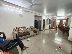 Living Room in 3 BHK Apartment at Aparna Sarovar, Nallagandla – for Rent