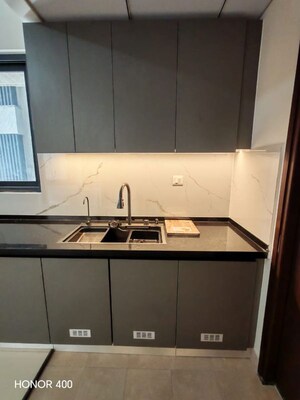 Kitchen in 3.5 BHK Apartment at Puravankara Purva Atmosphere, Thanisandra Main Road – for Rent