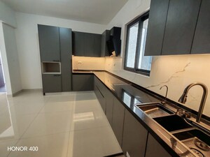 Kitchen in 3.5 BHK Apartment at Puravankara Purva Atmosphere, Thanisandra Main Road – for Rent