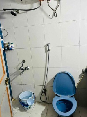 Bathroom in 3 BHK Apartment at Kunal Icon, Pimple Saudagar – for Rent