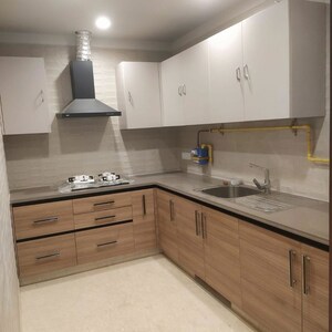 Kitchen in 2 BHK Builder Floor at Chittaranjan Park – for Rent