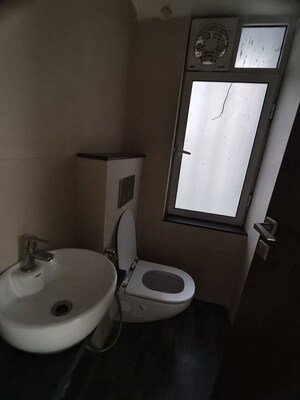 Bathroom in 1 BHK Apartment at Omkar Signet, Malad East – for Rent