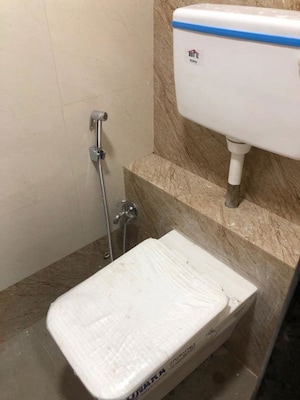 Bathroom in  Office Space at Haware Fantasia, Vashi Sector 28 – for Rent