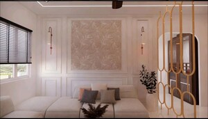 Living Room in 3 BHK Apartment at Rajapushpa Provincia, Narsingi – for Rent