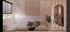 Living Room in 3 BHK Apartment at Rajapushpa Provincia, Narsingi – for Rent