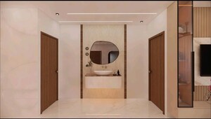 Building Lobby in 3 BHK Apartment at Rajapushpa Provincia, Narsingi – for Rent