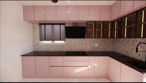 Kitchen in 3 BHK Apartment at Rajapushpa Provincia, Narsingi – for Rent