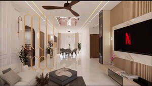 Building Lobby in 3 BHK Apartment at Rajapushpa Provincia, Narsingi – for Rent