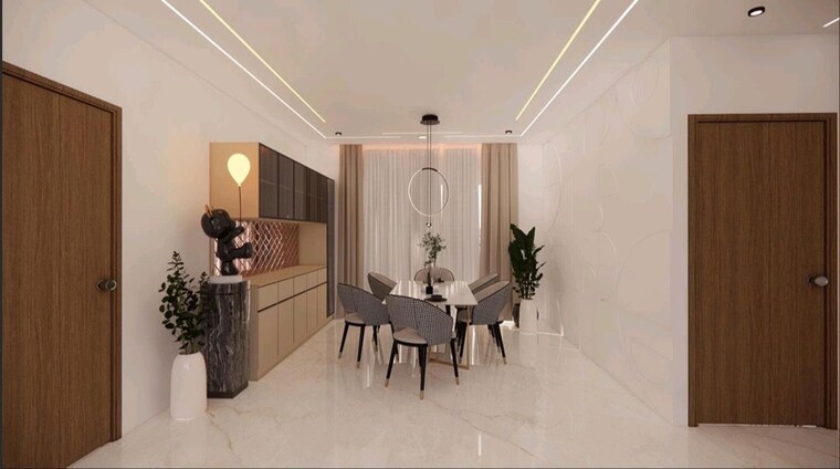 Living Room, rajapushpa-provincia 3 Bedroom 2020 Sq.Ft. Apartment In Narsingi Hyderabad 10326313