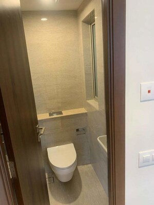 Bathroom in 2 BHK Apartment at Hiranandani Highland, Powai – for Rent