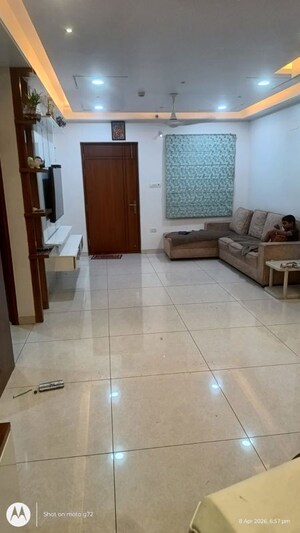 Living Room in 2.5 BHK Apartment at Aparna Sarovar Zenith, Nallagandla – for Rent