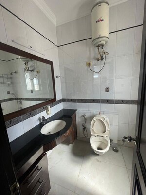 Bathroom in 4 BHK Builder Floor at Chittaranjan Park – for Rent