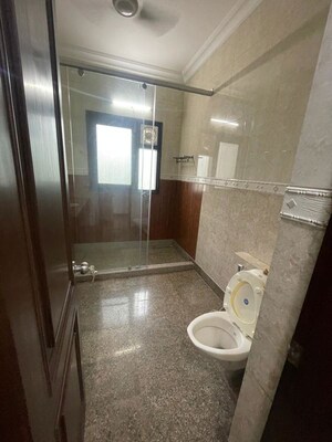 Bathroom in 4 BHK Builder Floor at Chittaranjan Park – for Rent