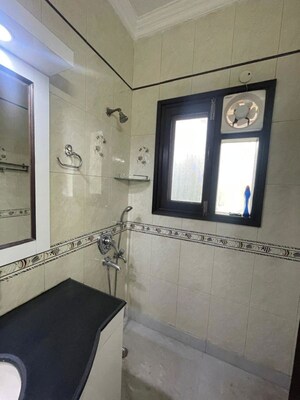 Bathroom in 4 BHK Builder Floor at Chittaranjan Park – for Rent