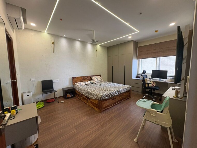 Living Room, aurobindo-the-regent 3 Bedroom 1893 Sq.Ft. Apartment In Kondapur Hyderabad 10326432