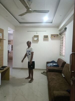 Living Room in 3 BHK Apartment at Anita Residency Madhapur, Madhapur – for Rent