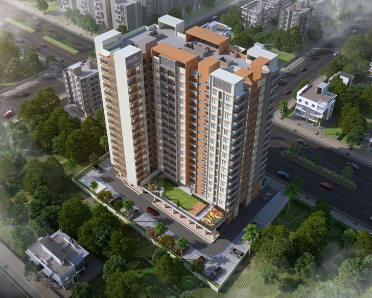 Exterior View, tathawade 2 Bedroom 806 Sq.Ft. Apartment In Tathawade Pune 10326554