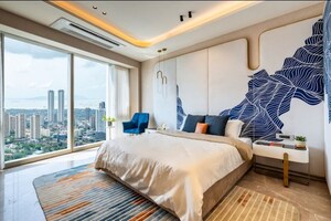 Bedroom in 3 BHK Apartment at Lower Parel – for Rent