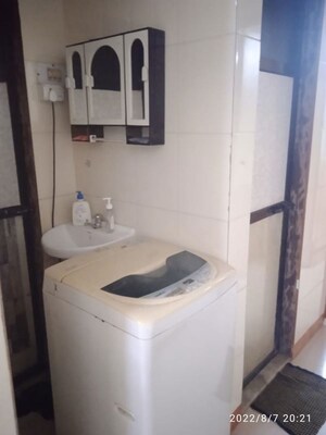 Bathroom in 1 BHK Apartment at Hubtown Greenwoods, Vartak Nagar – for Rent