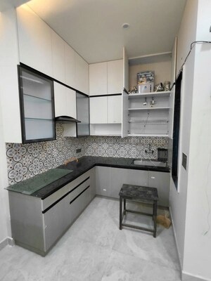 Kitchen in 3 BHK Builder Floor at Capital Heights Niranjanpur, Gms Road – for Rent