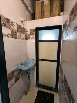 Bathroom in 1 BHK Apartment at Riddhi Siddhi CHS, Panch Pakhadi – for Rent