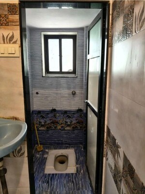 Washroom in 1 BHK Apartment at Riddhi Siddhi CHS, Panch Pakhadi – for Rent
