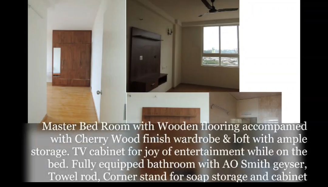 2 BHK + Pooja Room,Extra Room 1005 Sq.Ft. Apartment in Mantri Lithos