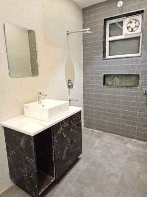 Bathroom in 4 BHK Builder Floor at Green Fields Colony – for Rent