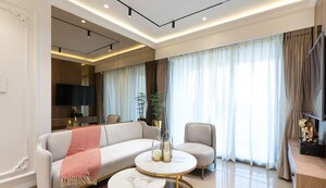 Living Room in 2 BHK Apartment at Tharwani Majestic Towers, Kalyan West – for Rent