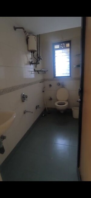 Bathroom in 3 BHK Apartment at KP Krishna Regency, Malad West – for Rent
