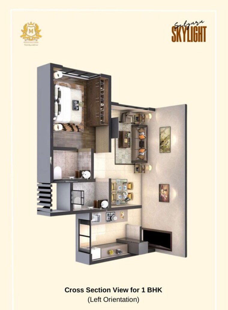Floor Plan, mithbavkar-satguru-skylight 1 Bedroom 450 Sq.Ft. Apartment In Dadar West Mumbai 10326912
