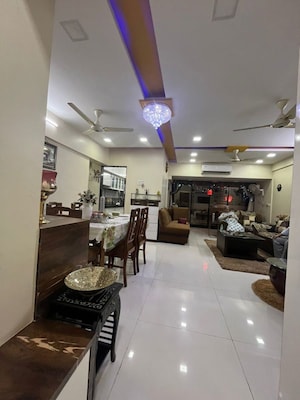 Living Room in 3 BHK Apartment at Vaibhavlaxmi Stella Sapphire, Chembur – for Rent