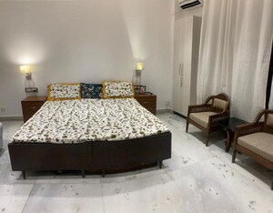 Bedroom in 4 BHK Builder Floor at Anand Niketan – for Rent