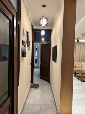 Building Lobby in 4 BHK Builder Floor at Anand Niketan – for Rent