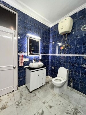 Bathroom in 4 BHK Builder Floor at Anand Niketan – for Rent