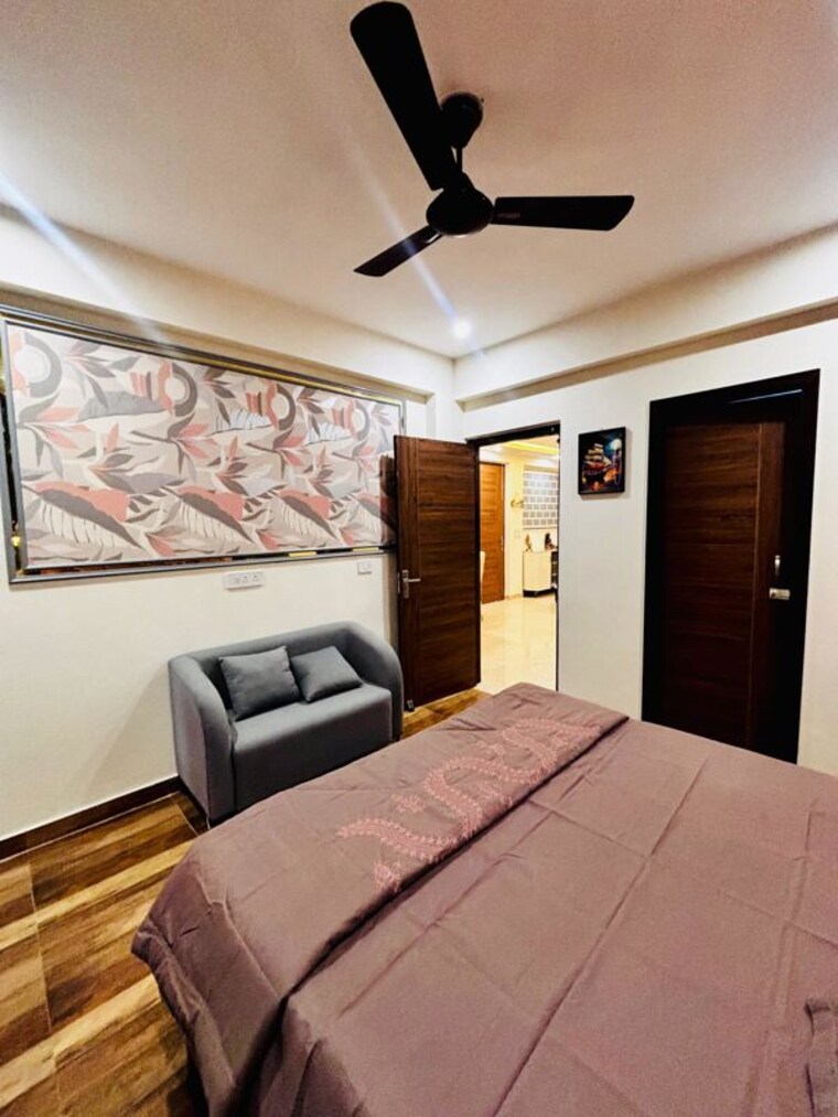 Bedroom, kharar mohali road 2 Bedroom 1250 Sq.Ft. Apartment In Kharar Mohali Road Kharar 10327149