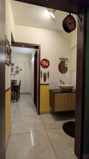 Bathroom in 3 BHK Apartment at Vishala Vishwapriya Vertical Garden, Mysore Road – for Sale