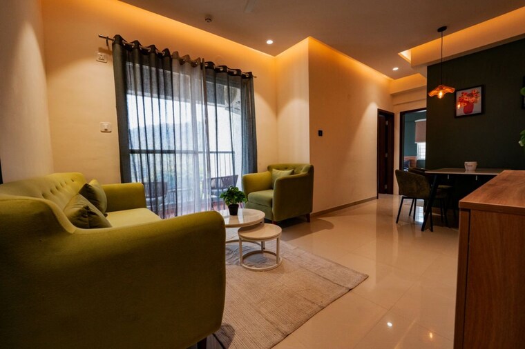 Living Room, tcg-the-cliff-garden 2 Bedroom 1000 Sq.Ft. Apartment In Hinjewadi Pune 10327138