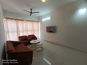 Living Room in 1 BHK Apartment at Paranjape Blue Ridge, Hinjewadi – for Rent