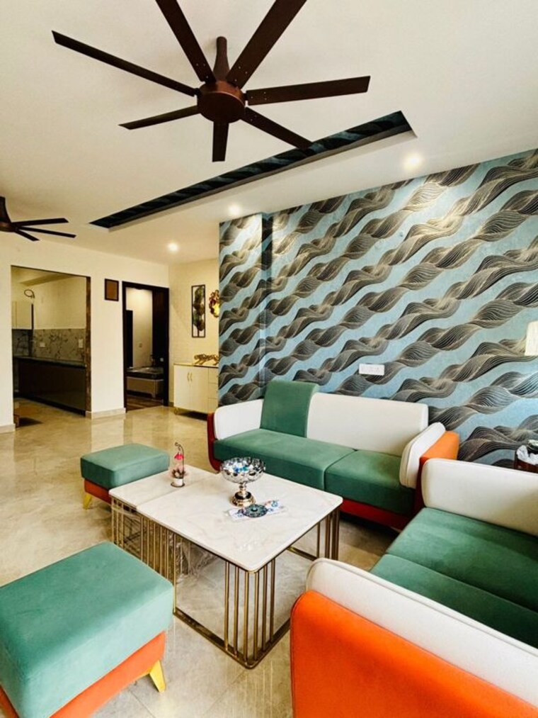 Living Room, bhago majra road 3 Bedroom 1400 Sq.Ft. Apartment In Bhago Majra Road Kharar 10327194