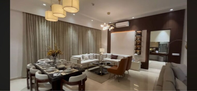 Living Room, signature-global-titanium-spr 3.5 Bedroom 2780 Sq.Ft. Apartment In Sector 71 Gurgaon 10327181