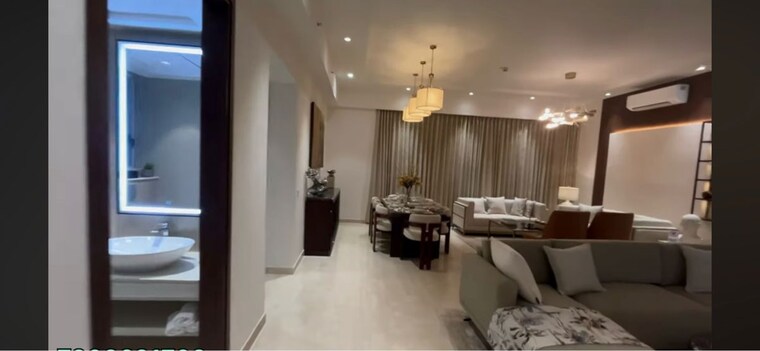 Living Room, signature-global-titanium-spr 3.5 Bedroom 2780 Sq.Ft. Apartment In Sector 71 Gurgaon 10327181