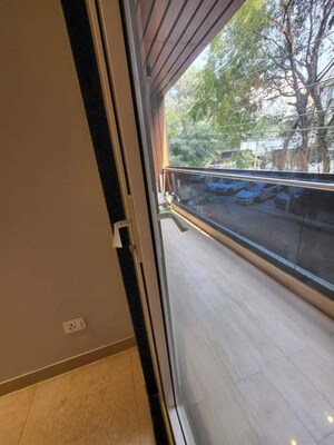 Balcony in 3 BHK Builder Floor at Sushant Lok I – for Rent