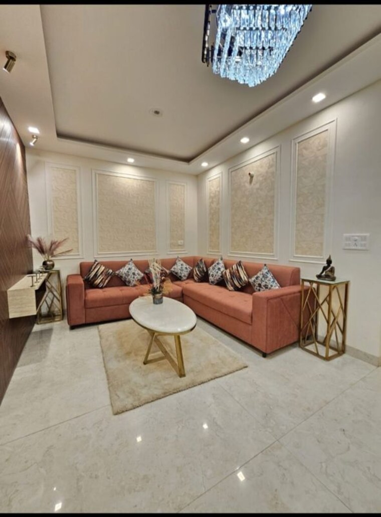 Living Room, aura-homes 3 Bedroom 1650 Sq.Ft. Builder Floor In Patiala Road Zirakpur 10327360