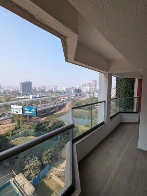 Balcony in 1 RK Apartment at Bramhacorp Townhouse, Balewadi – for Rent