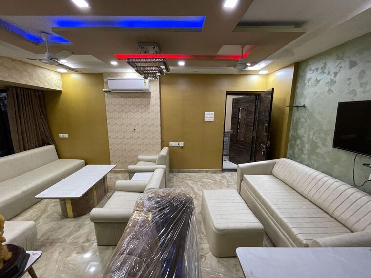 Living Room, hdil-dheeraj-residency 2 Bedroom 850 Sq.Ft. Apartment In Goregaon West Mumbai 10327372